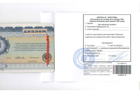 Apostille for documents Butane